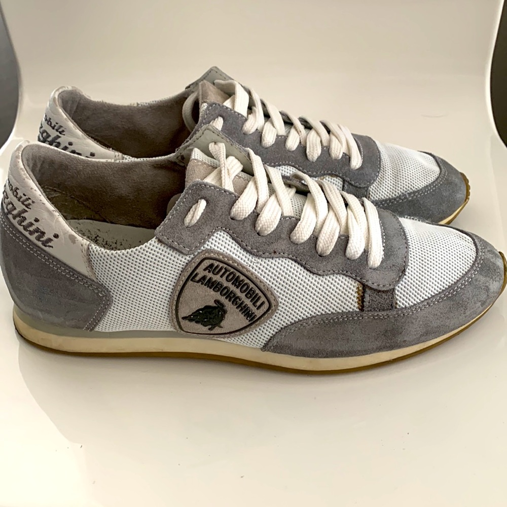LAMBORGHINI Suede Mesh Sneakers, Women size USA 6, EUR 37, 23.8 cm
